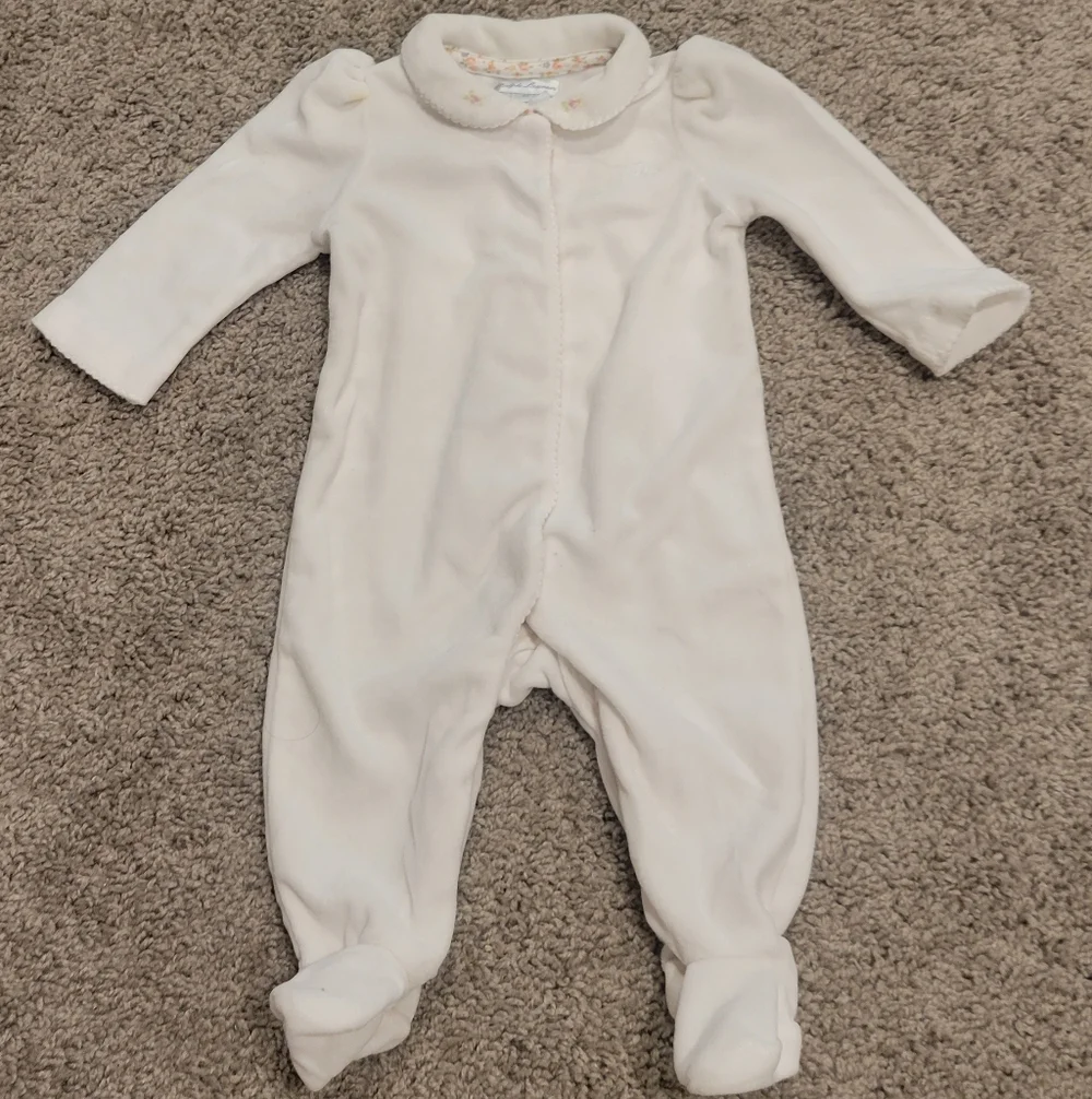 Ralph Lauren Velour Onesie Size 3 Months
